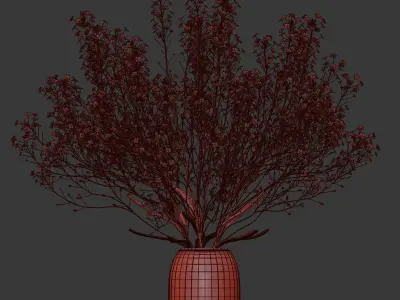 Bouquet of wildflowers 3D model