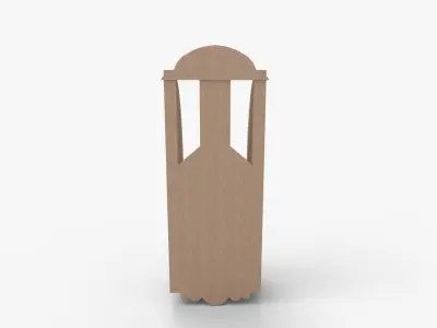 Decorative Sleigh 3D model