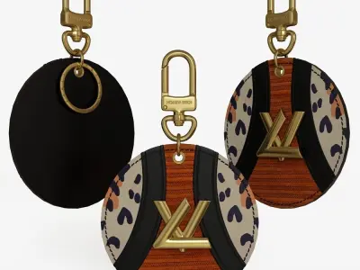 Louis Vuitton Keys holders 3D model