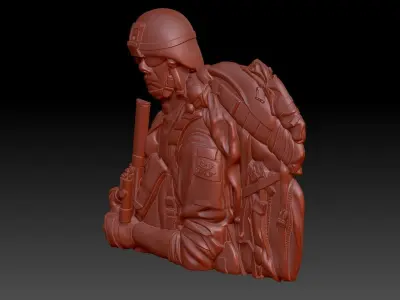 Soldier 3D print model order