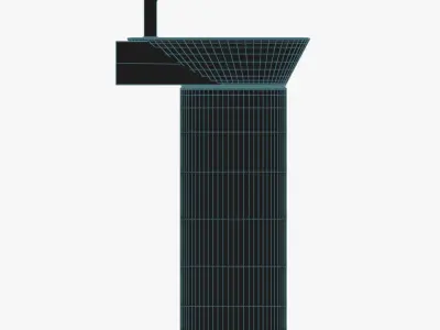 Wish Pedestal Sink by Nameeks - YLiving 3D model