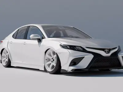 Toyota Camry Slammed 3D Model 3D model