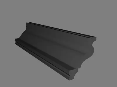 Cornice Moulding  Low-poly 3D model