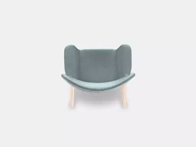 VEDBO High back armchair 1 Low-poly 3D model purchase