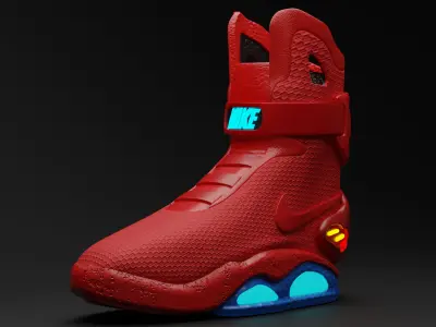 Nike air mag - red edition 3D model