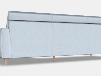 SLATORP 3-seat sofa 3D model