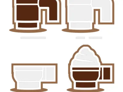 TwindBricks3D - 60366 Ski and Climbing Center 3D print model