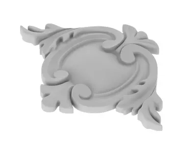 Cartouche Ornament 029 3D model