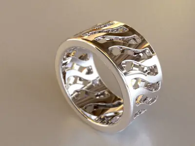 Fance Ring 3D Print Model Free 3D print model
