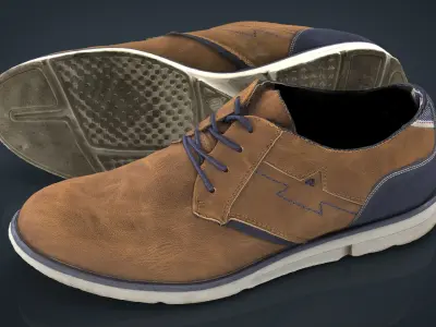 Sneakers 13 Low-poly 3D model