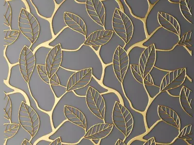 Panel lattice grille 3D 28 3D model