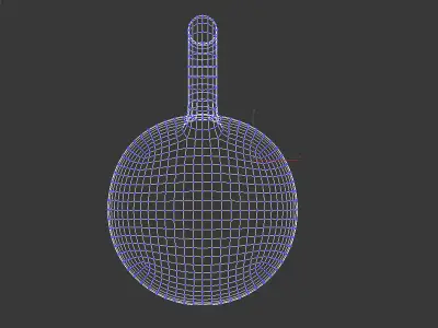 Kettlebell three kettle weights 3D model