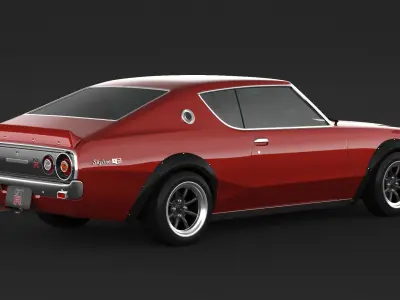 Nissan Skyline GT-R KPGC110 3D model