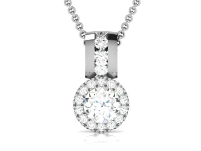 Women Pendant 3DM STL OBJ FBX Render Details 3D print model 8