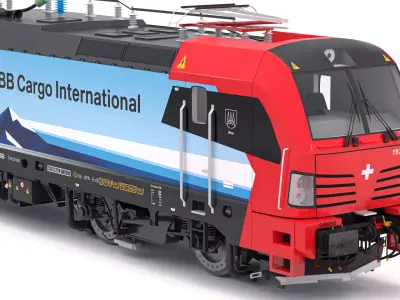 Siemens Vectron Engine SBB Cargo 3D model