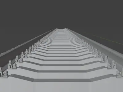 Rails 3D model
