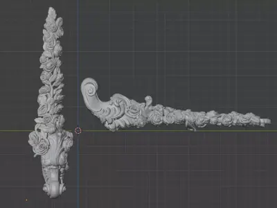rose pattern 3D print model