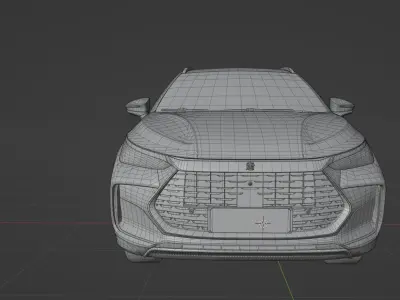 BYD Tang DM 2022 low poly  3D model