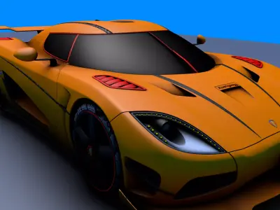 Koenigsegg Agera Rs  3D model