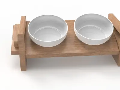 PET BOWL 01 Low-poly 3D model