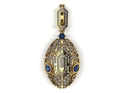 Bvlgari Earrings 3D print model