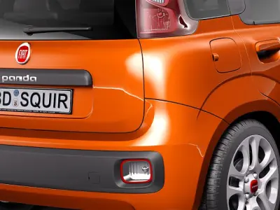 Fiat Panda 2012 3D model