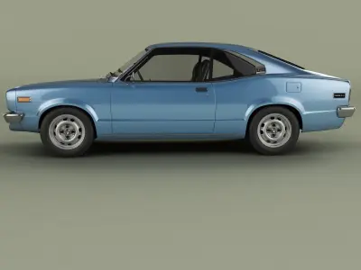 Mazda 818 Grand Familia Coupe 3D model