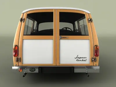 Jaguar XK150 Foxbat 3D model