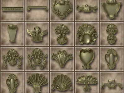 Ornamental Vol 06 3D model