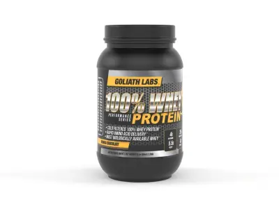 Protein Powder 3D model