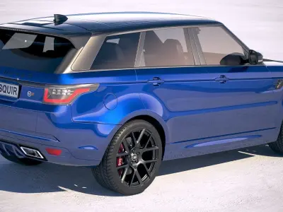 Range Rover Sport SVR 2018 3D model