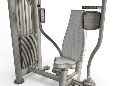 Gym Pectoral Machine 3D model
