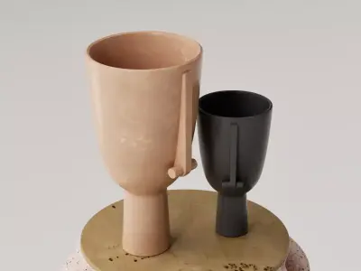  Jarrones decorativos - floreros - vasos 3D print model
