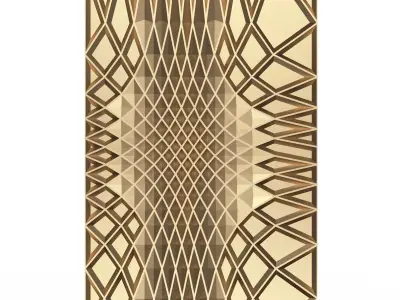 3D Wall Panel 011 Low-poly 3D model