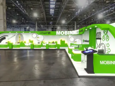 exhibition design Low-poly 3D model