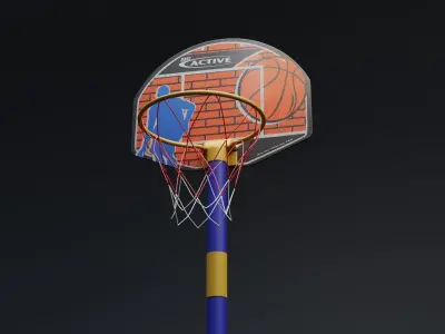 Basketball Hoop 3D model