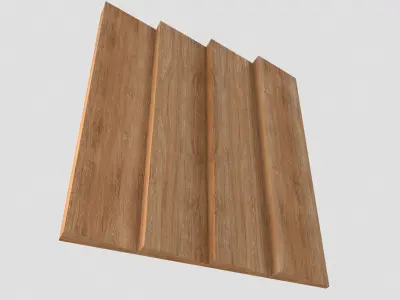 Wood Panels - Winchester - Fluted   3D model