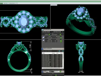 3D CAD NJ-1551-Ring 3D print model