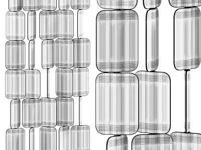 Patch PA 0118 Self Standing Acoustic Divider by True Design 3D model