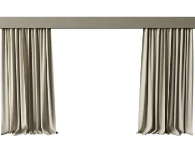 Modern Curtain 3D model
