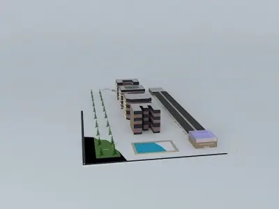 Code colony 3D model