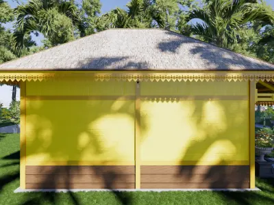 Engine House of the Sambas Sultanate Palace 3D model