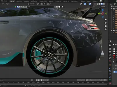 Mercedes-Benz AMG GT Black Series Project One Edition 2021 3D model