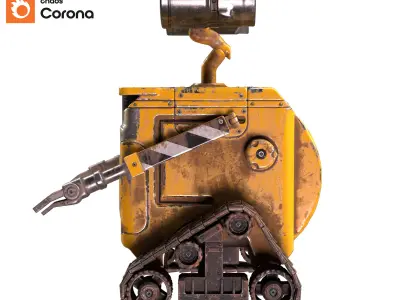 Wall E Robot 3D model