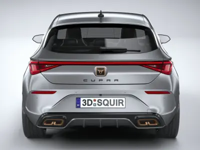 Seat Leon Cupra 5-door 2021 3D model