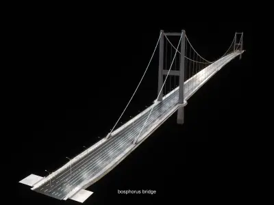 istanbul bridges 3D Model Collection