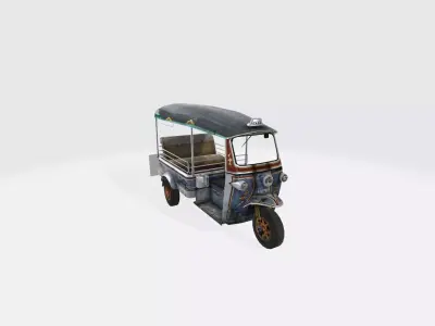 Vehicle Tutu Skin Default Low poly model Low-poly 3D model