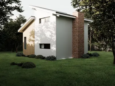 Cabin House by FGM 3D model