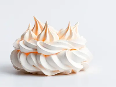 Stylized Meringue Cake Surreal Design model pack Low-poly 3D model