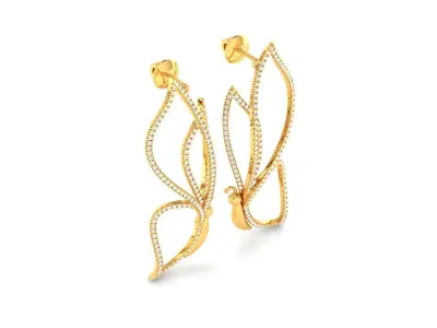 Earrings - 8766 3D print model